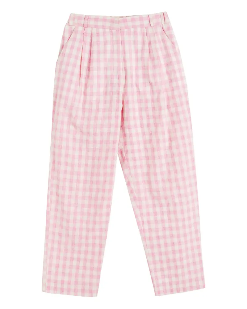 Chinti & Parker Hose mit Vichy-Karo - Rosa Rosa