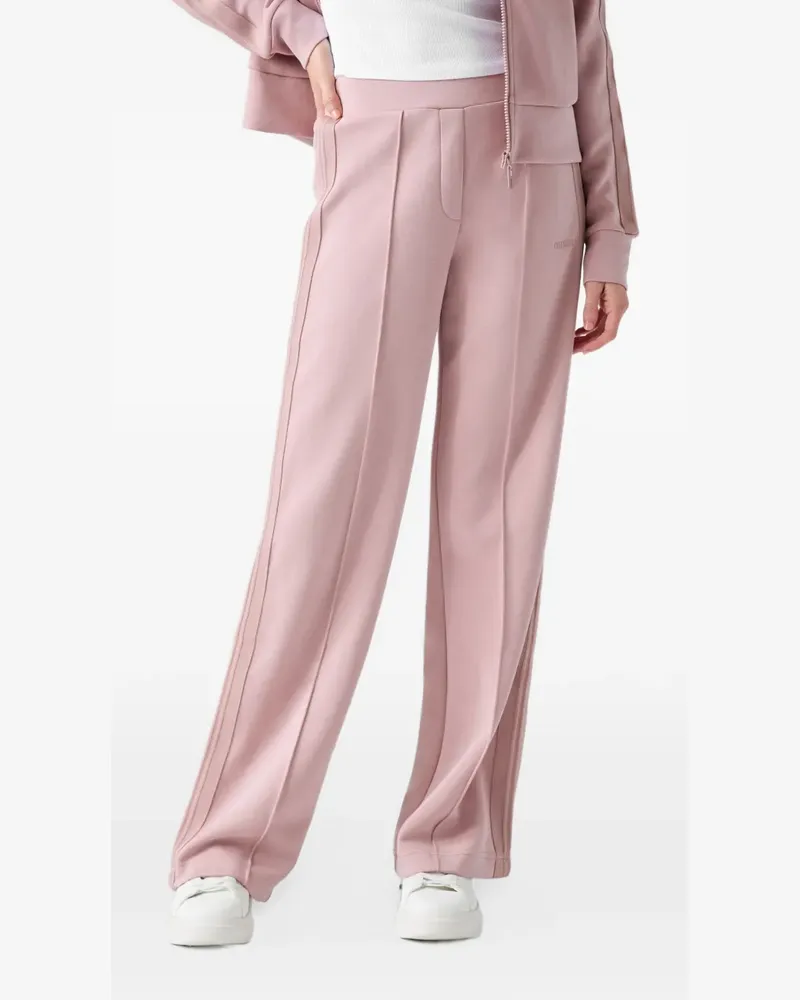 Guess Lyra logo-embroidered track pants - Rosa Rosa