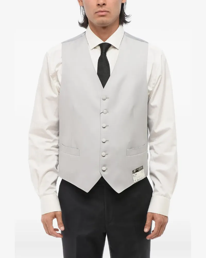 Corneliani single-breasted waistcoat - Grau Grau