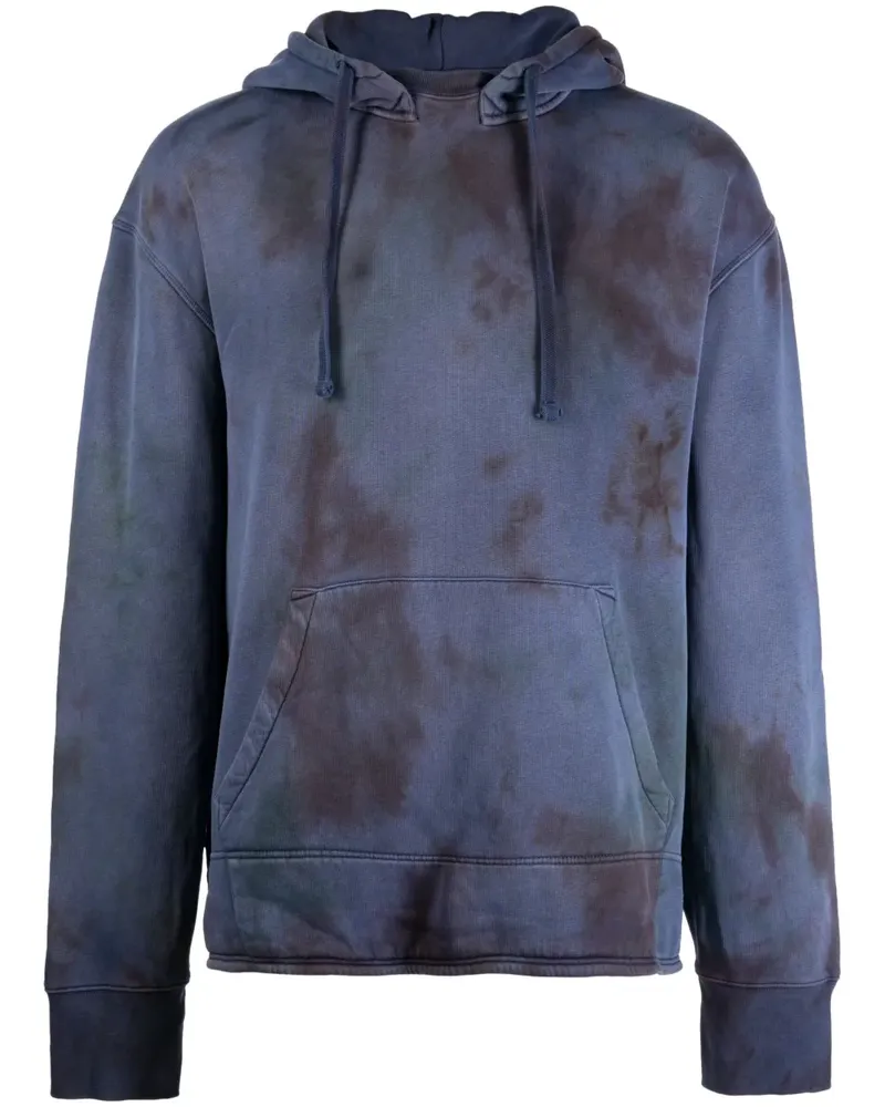 Stain Shade Hoodie mit Batikmuster - Violett Violett
