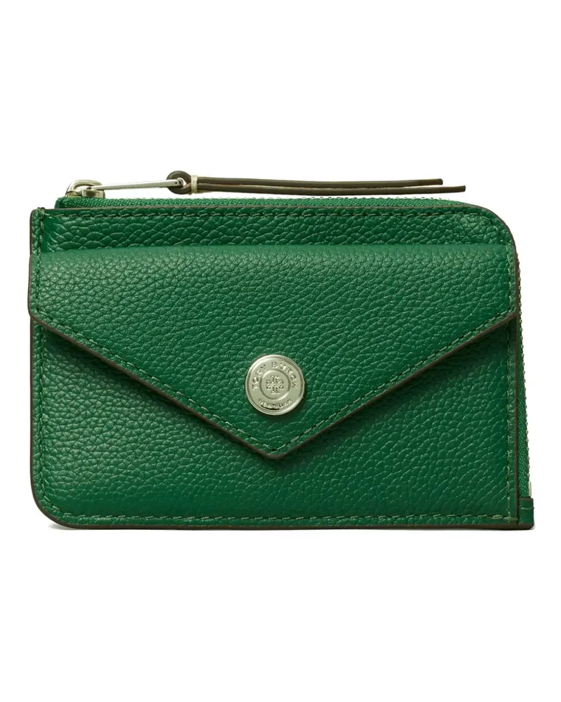 Tory Burch pebble envelope zip wallet - Grün Grün
