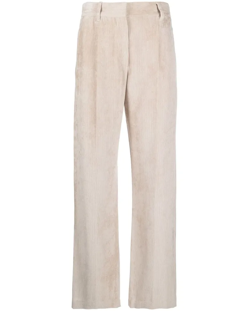Brunello Cucinelli Cordhose mit weitem Bein - Nude Nude