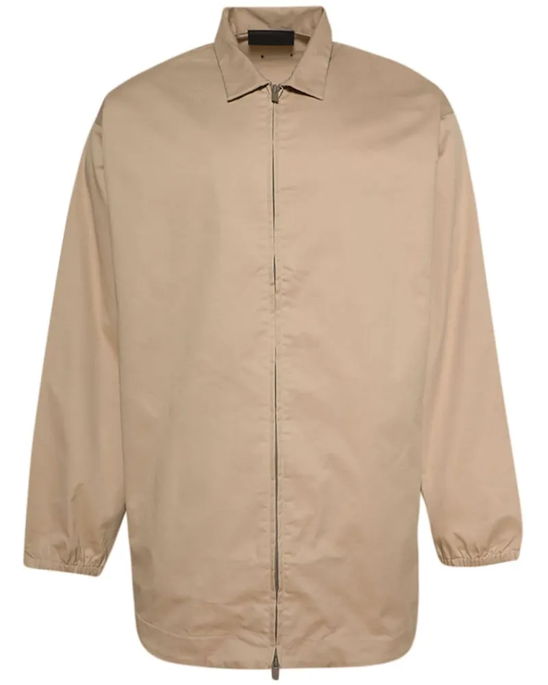 Fear of God Hemdjacke mit Reißverschluss - Nude Nude