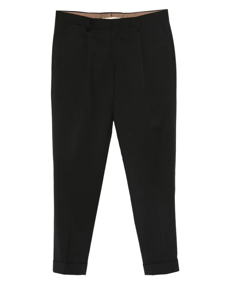 Briglia 1949 Hose mit Bundfalten - Schwarz Schwarz