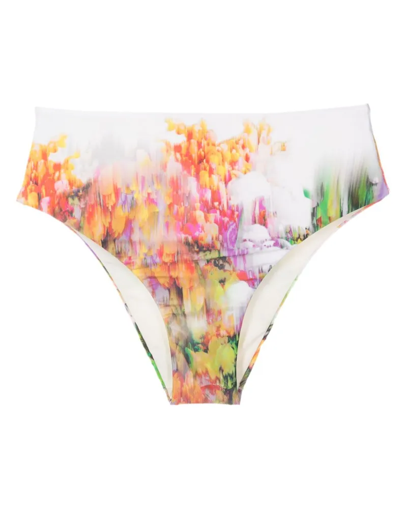 Lenny Niemeyer Bikinihöschen mit grafischem Print - Nude Nude