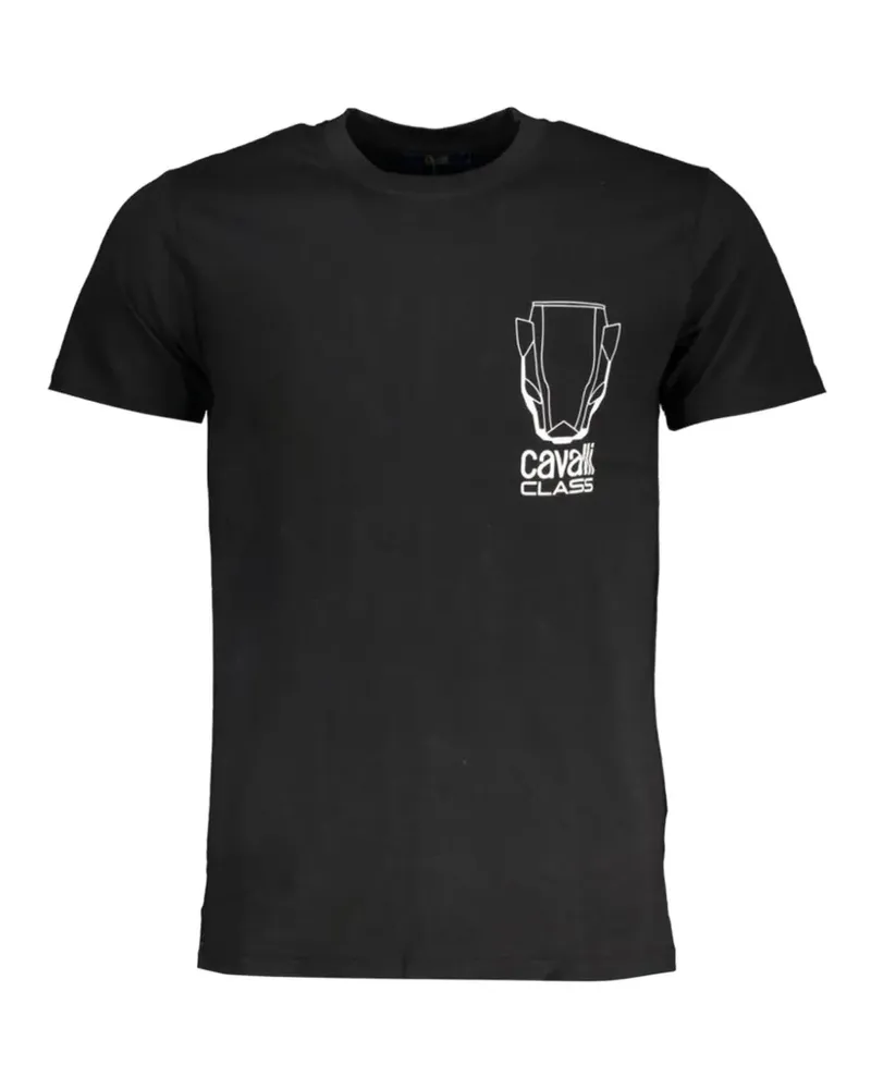 Roberto Cavalli graphic-print cotton T-shirt - Schwarz Schwarz