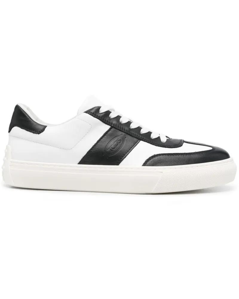 TOD'S Sneakers mit Logo-Prägung - Weiß Weiß
