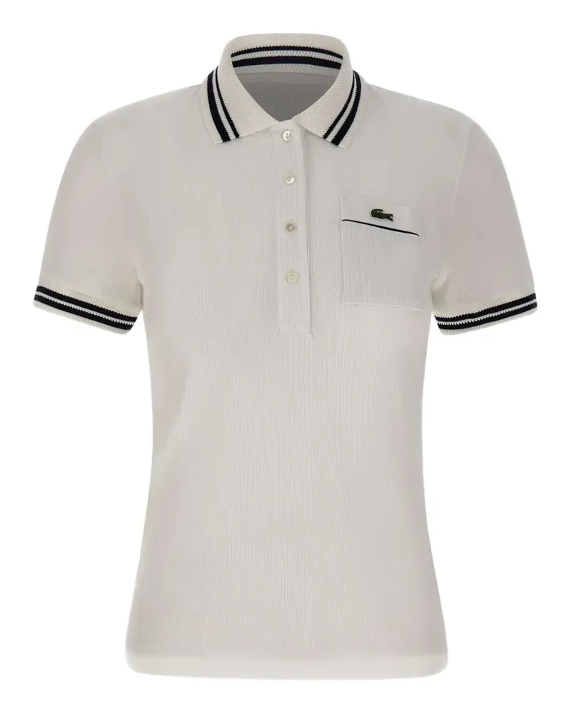 Lacoste chest-pocket polo shirt - Weiß Weiß