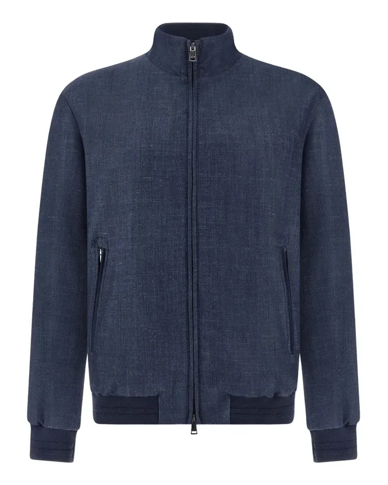 Paul & Shark Jersely bomber jacket - Blau Blau