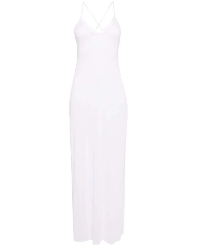 Kiki De Montparnasse Intime Maxikleid - Weiß Weiß
