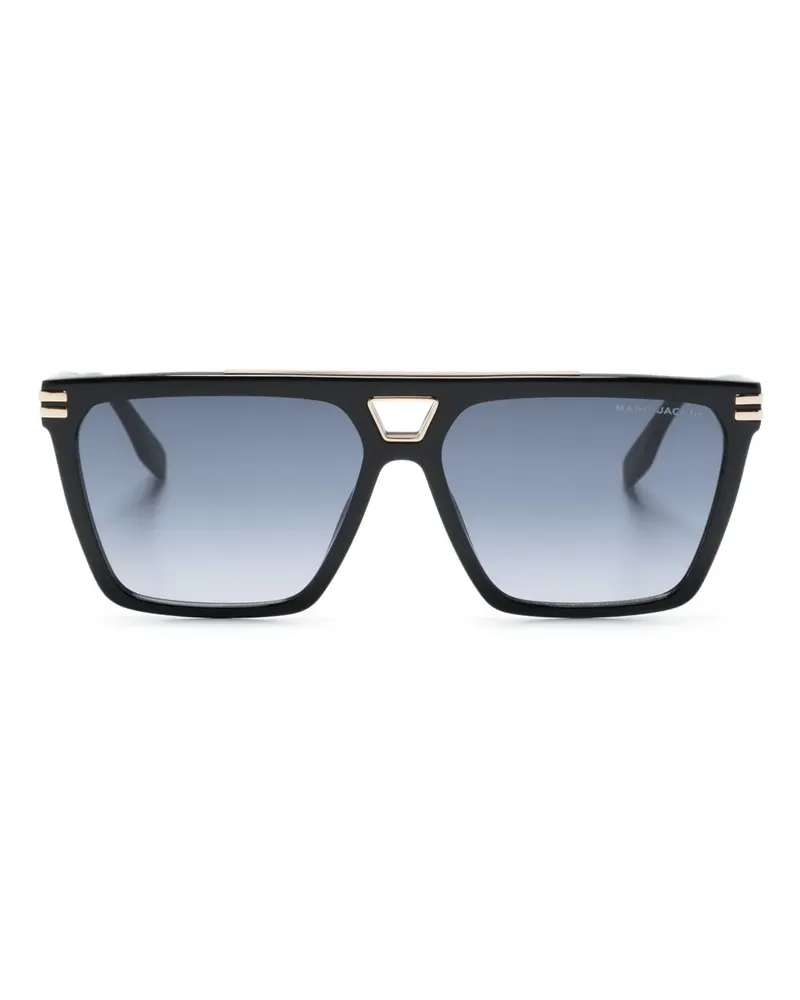Marc Jacobs Pilotenbrille mit Farbverlaufgläsern - Schwarz Schwarz