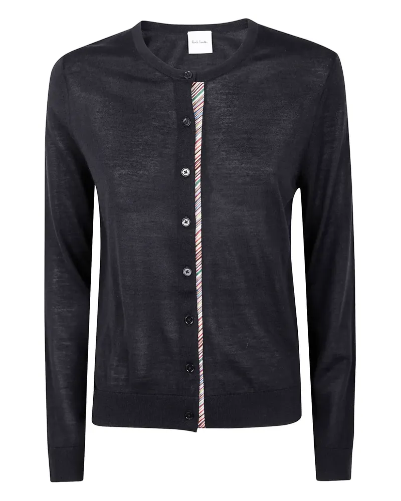 Paul Smith Cardigan mit Streifen - Schwarz Schwarz
