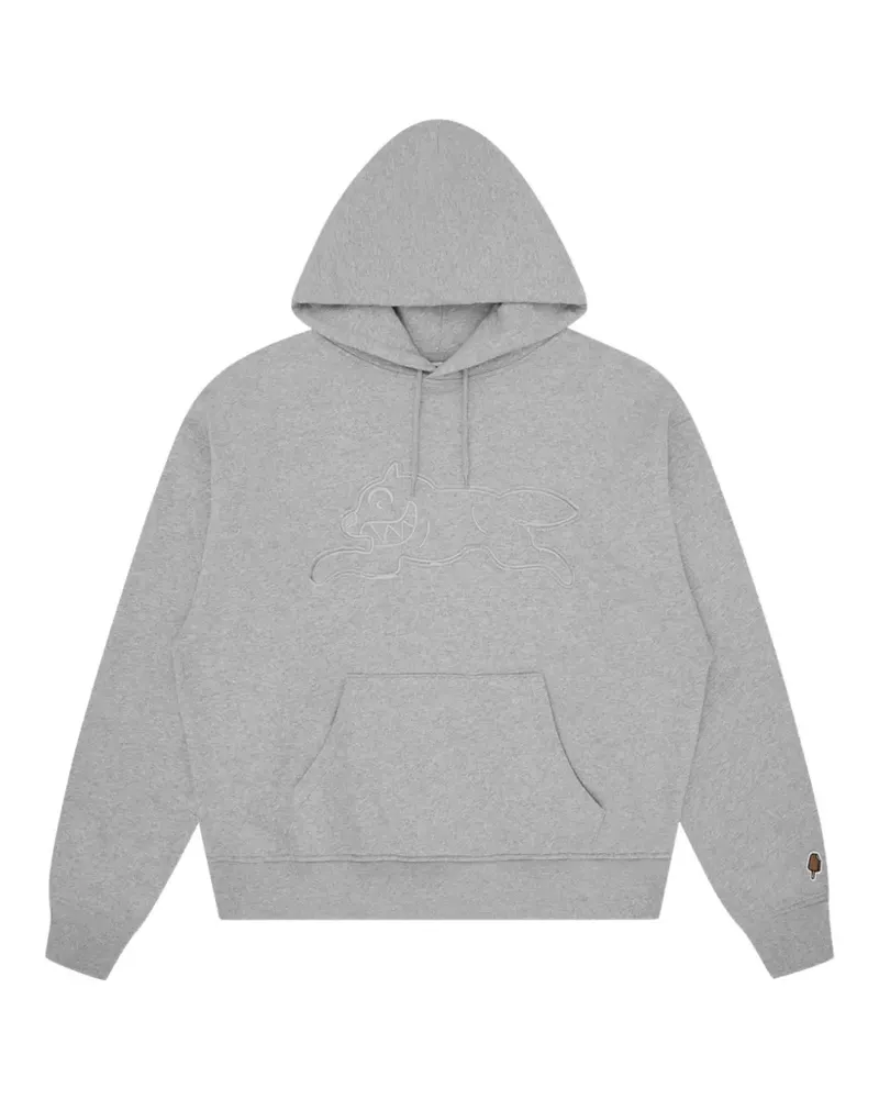 ICECREAM Running Dog embroidered hoodie - Grau Grau