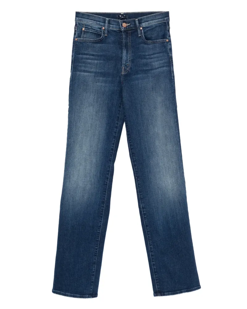 Mother The Kick It Five-Pocket-Jeans - Blau Blau