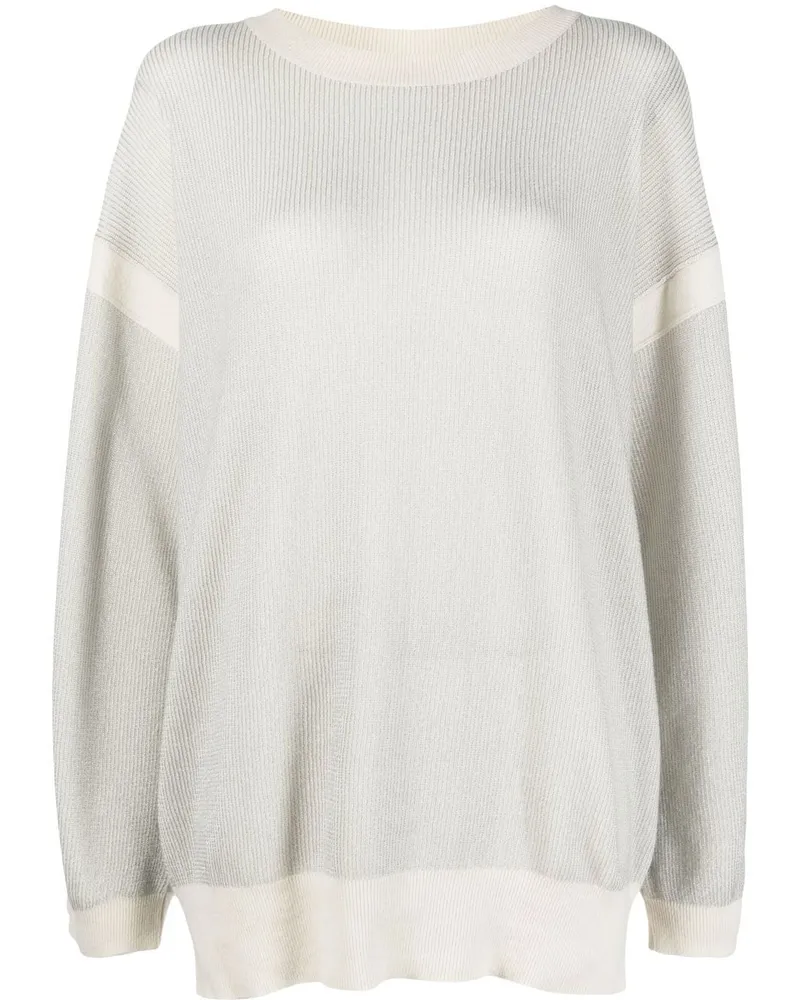 Missoni Oversized-Pullover mit tiefen Schultern - Nude Nude