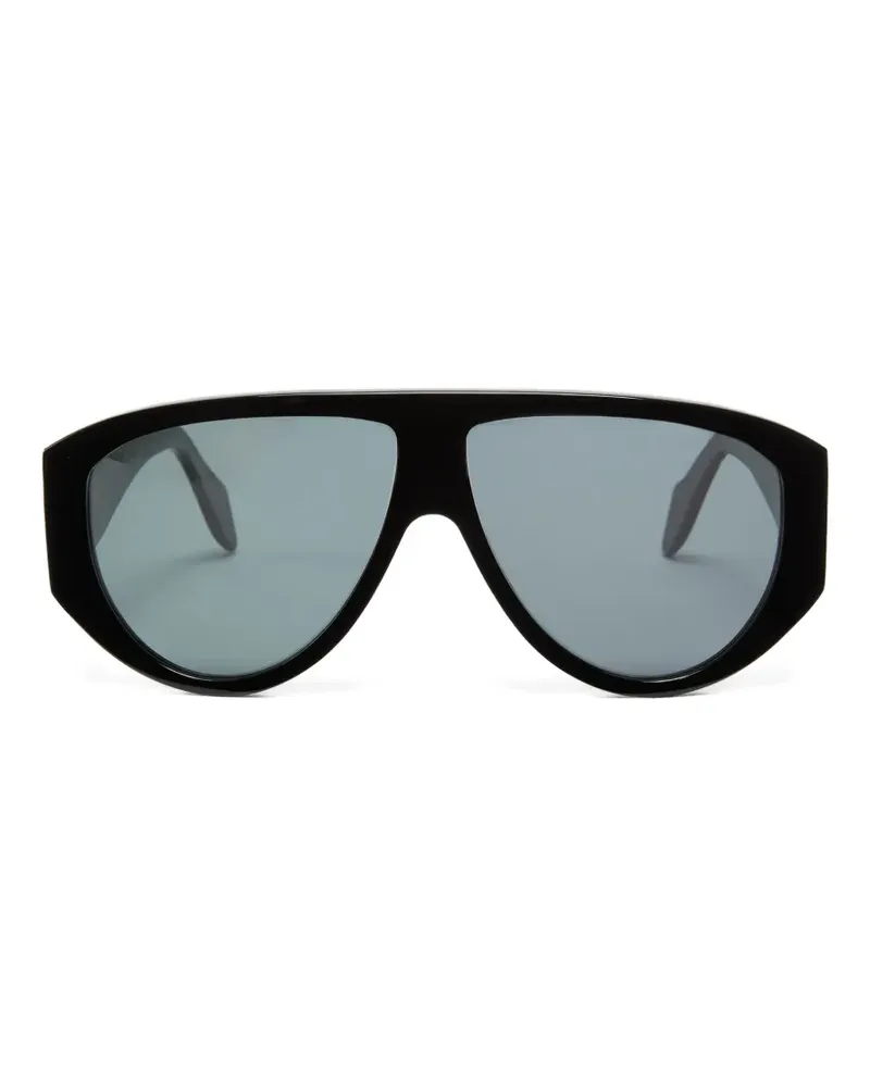 Pinko Pilot Sonnenbrille mit Logo-Detail - Schwarz Schwarz