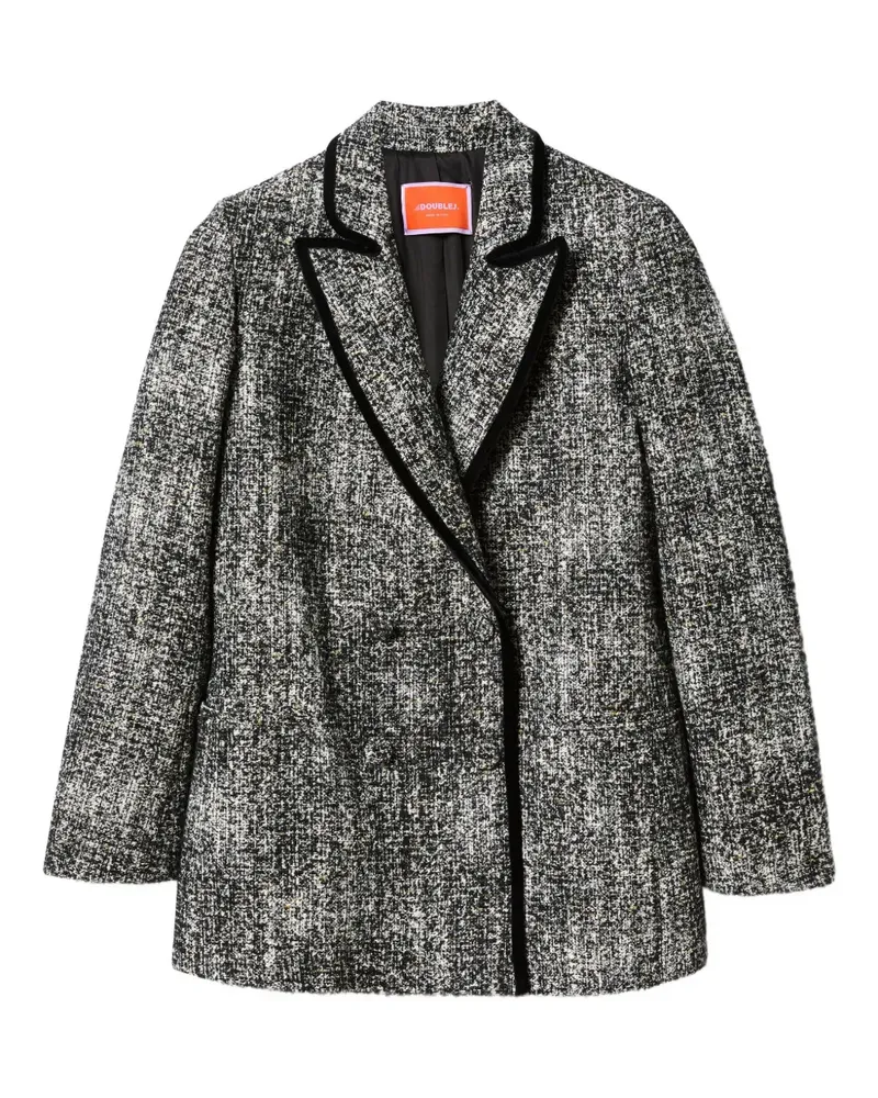 La DoubleJ Doppelreihiger Blazer - Schwarz Schwarz