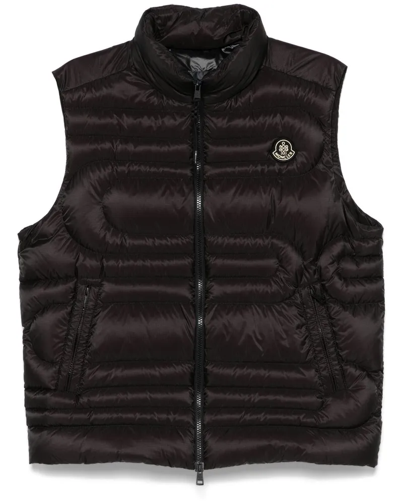Moncler Emeishan Weste - Schwarz Schwarz
