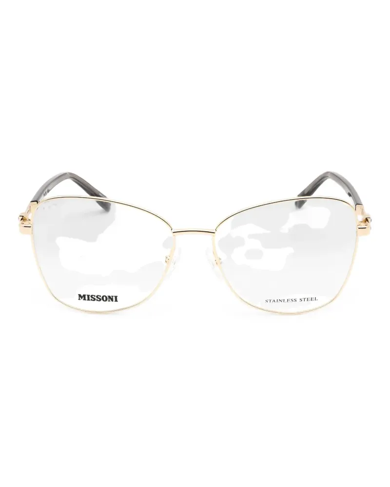 Missoni Cat-Eye-Brille - Gold Gold