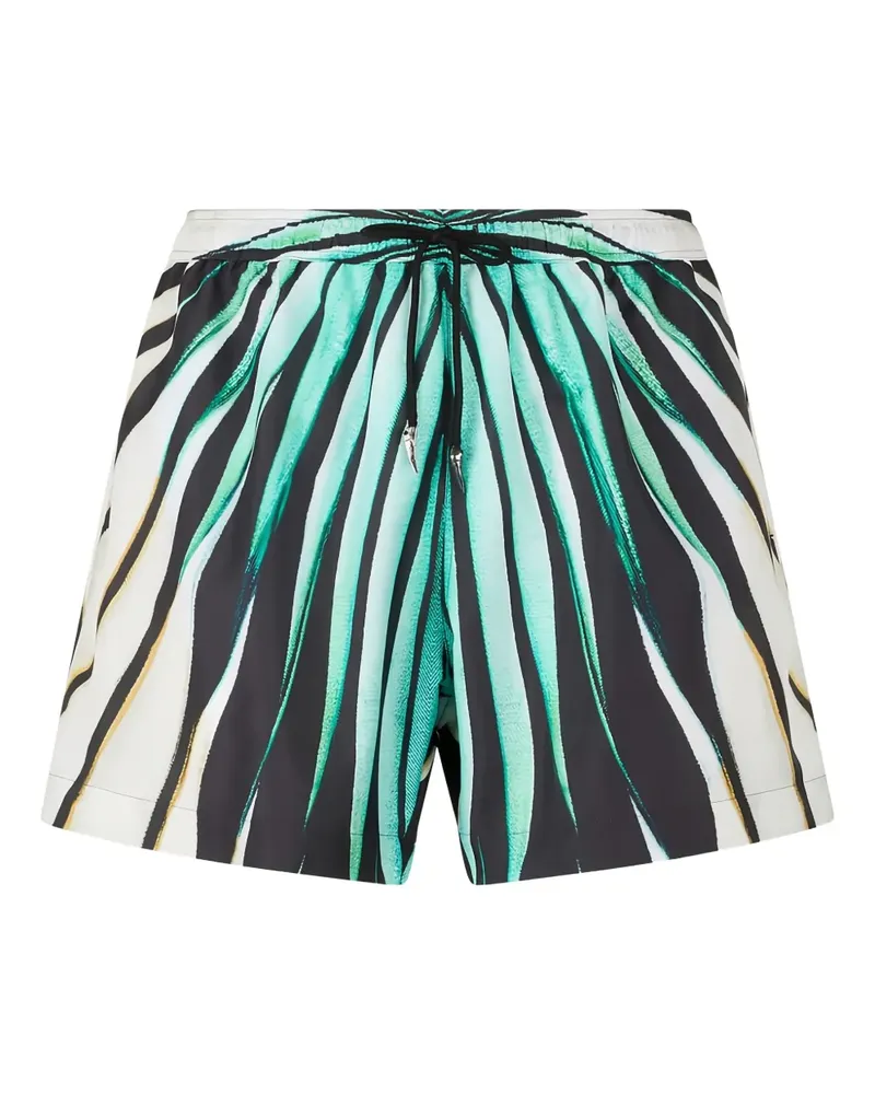 Roberto Cavalli Badeshorts mit Kordelzug - Blau Blau