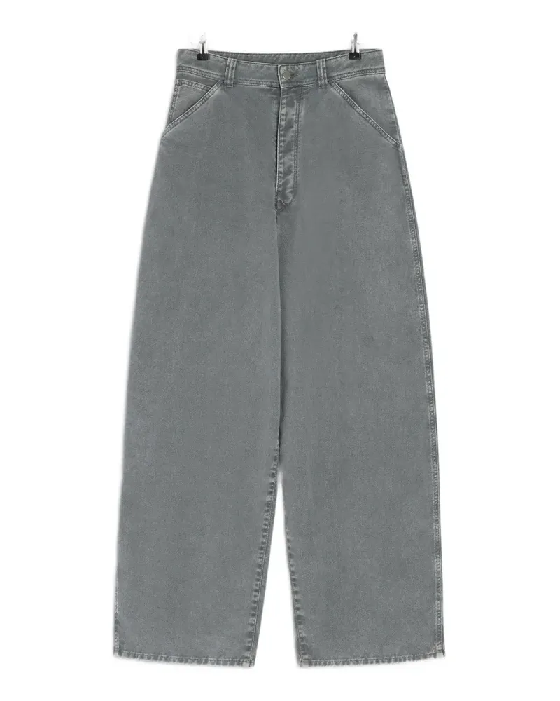 Christophe Lemaire Tapered-Hose mit Schnee-Effekt - Grau Grau