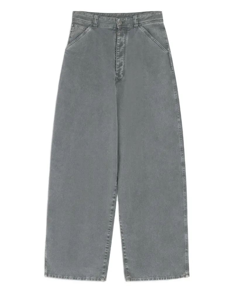 Christophe Lemaire Tapered-Hose mit Schnee-Effekt - Grau Grau