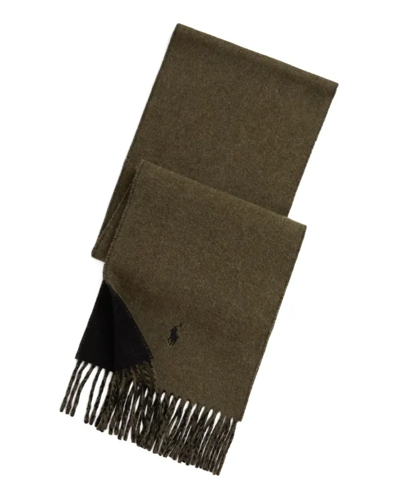 Ralph Lauren Wendbarer Schal mit Fransen - Grün Grün