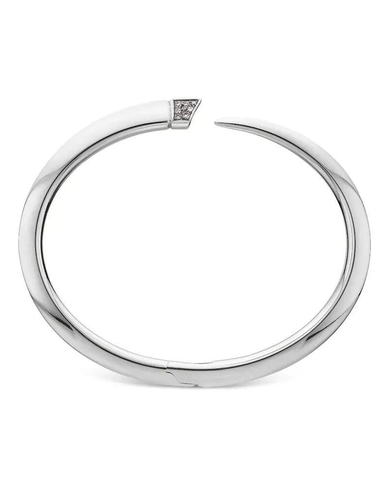 Shaun Leane Sabre Armreif mit Diamanten - Silber Silber