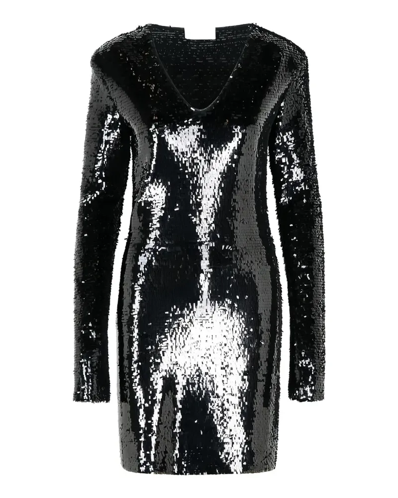 Max Mara sequin-embellishment mini dress - Schwarz Schwarz