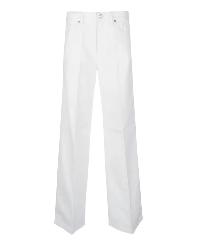PT TORINO Jeans mit weitem Bein - Weiß Weiß