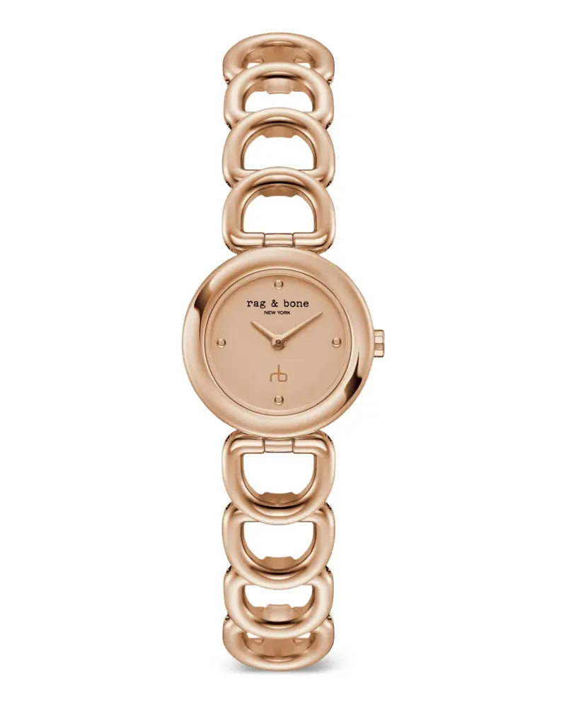 Rag & Bone Runde Armbanduhr 36mm - Gold Gold