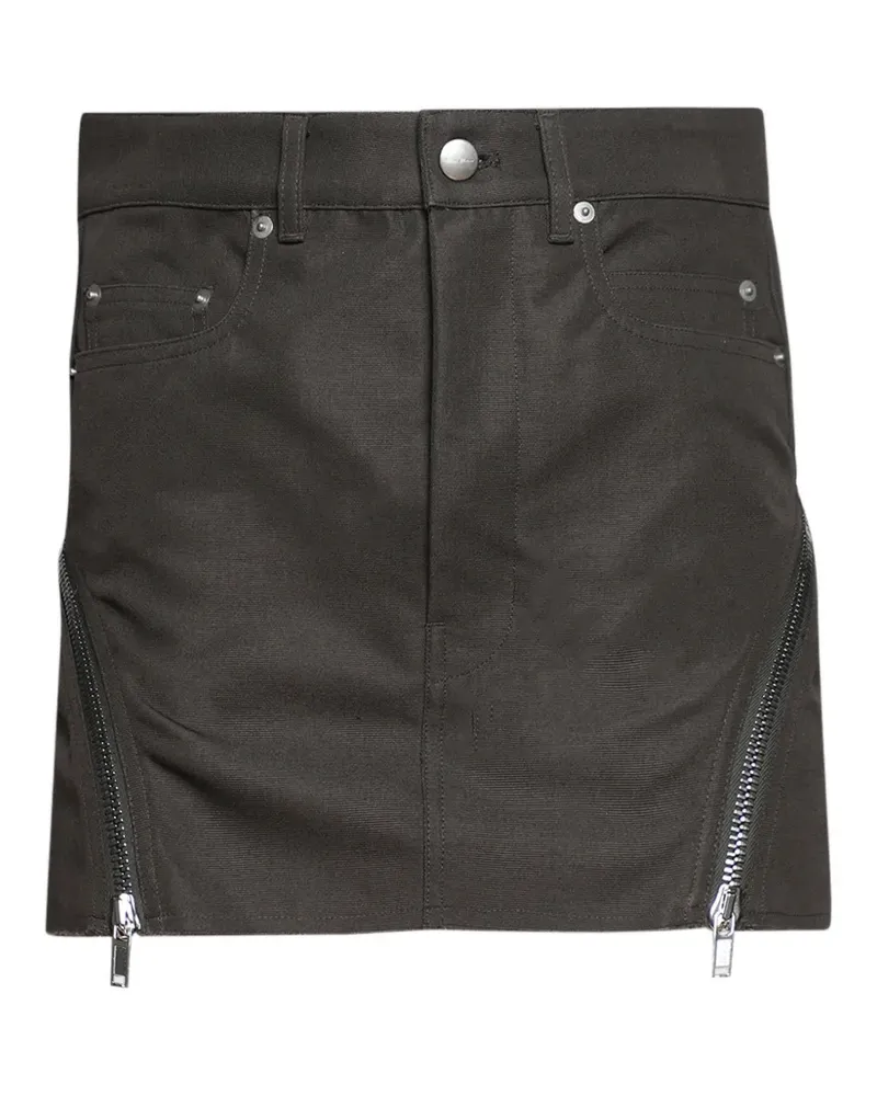 Rick Owens Bolan Banana Minirock - Grau Grau