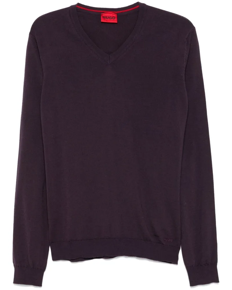 HUGO BOSS San Vredo Pullover - Violett Violett