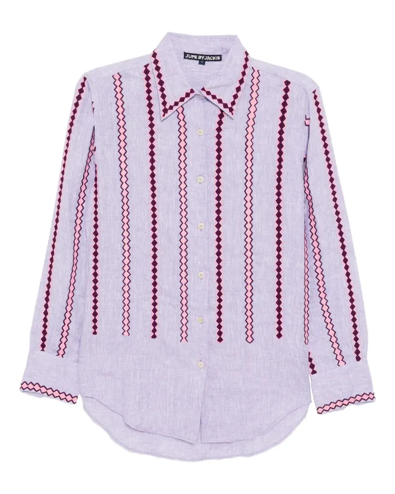 Jupe by Jackie Smila Hemd - Violett Violett