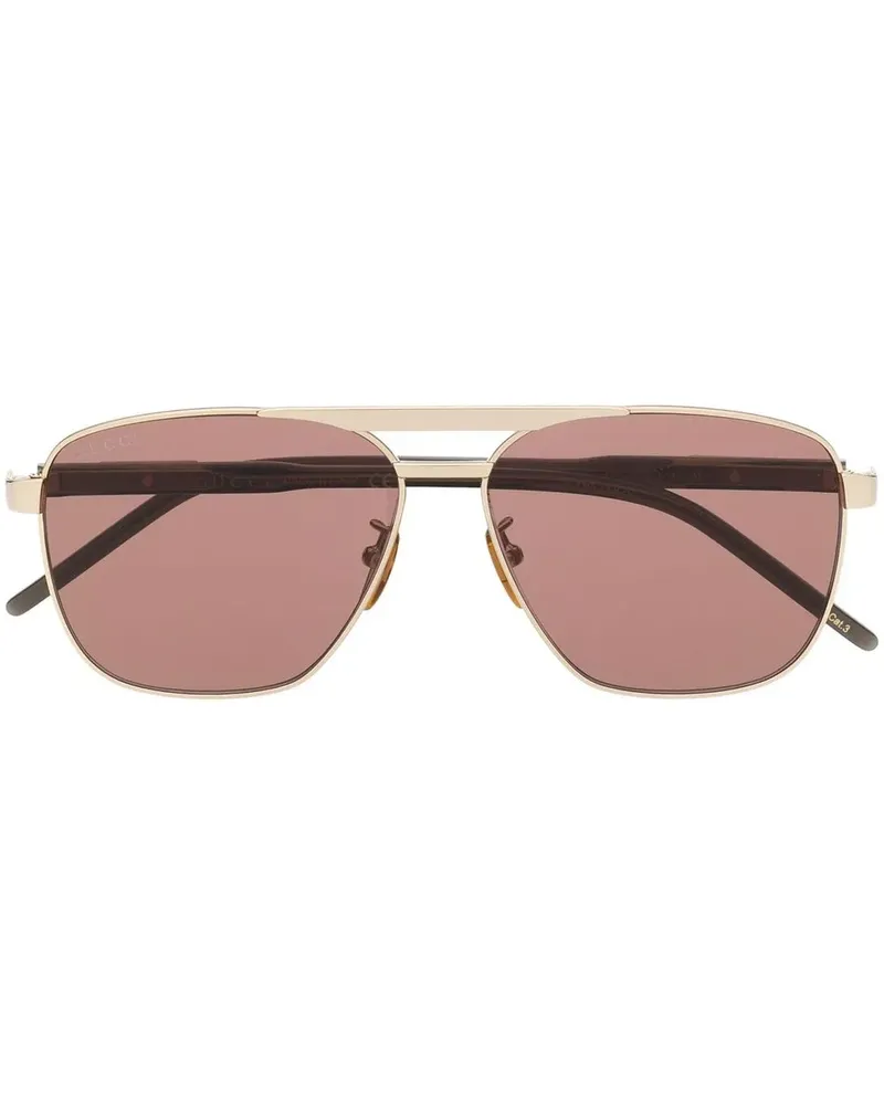 Gucci Getönte Pilotenbrille - Grün Grün