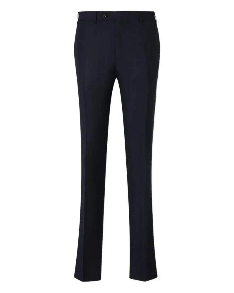 Canali pinstripe single-breasted suit - Blau Blau