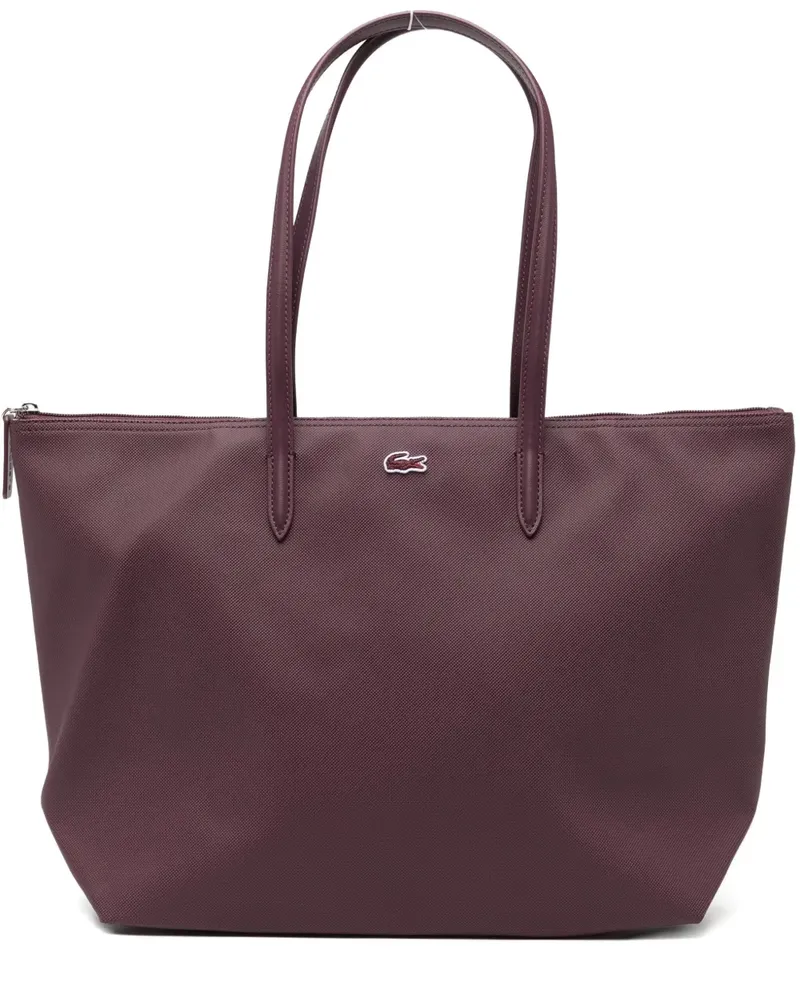Lacoste Großer L.12.12 Concept Tote Bag - Violett Violett