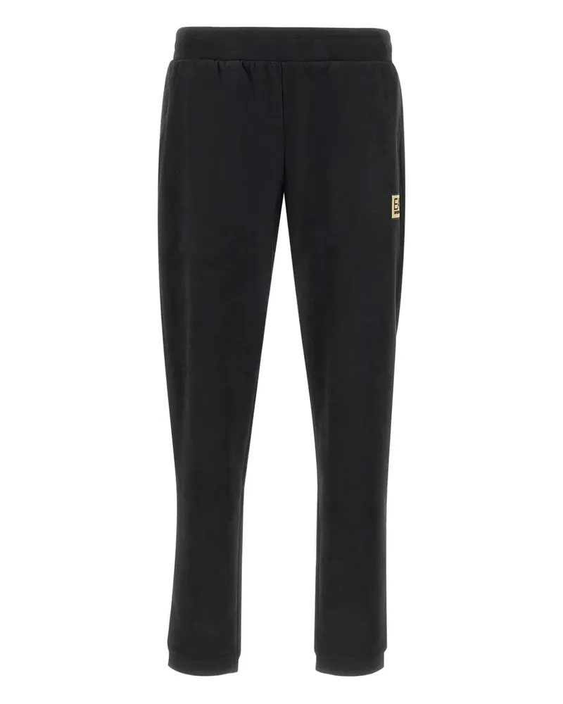 EA7 Jogginghose mit Stretchbund - Schwarz Schwarz