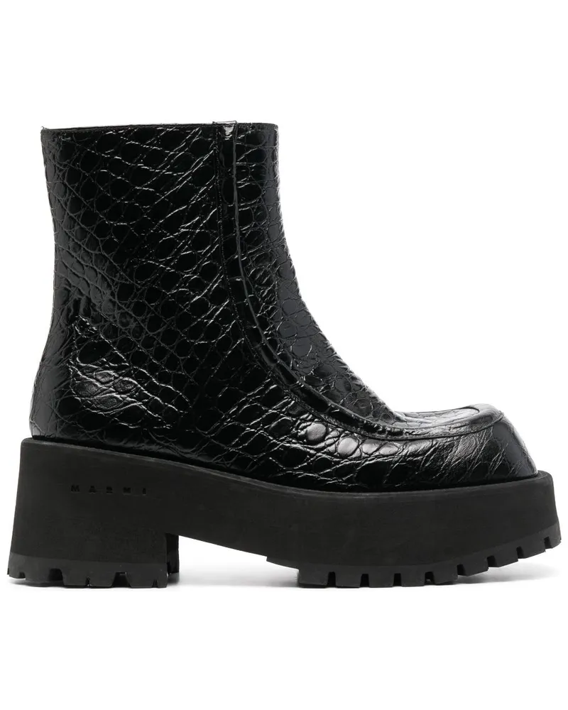 Marni Chelsea-Boots 65mm - Schwarz Schwarz