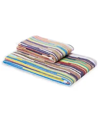 Missoni Home Gestreiftes Melody Handtuch-Set (2er-Set Schwarz