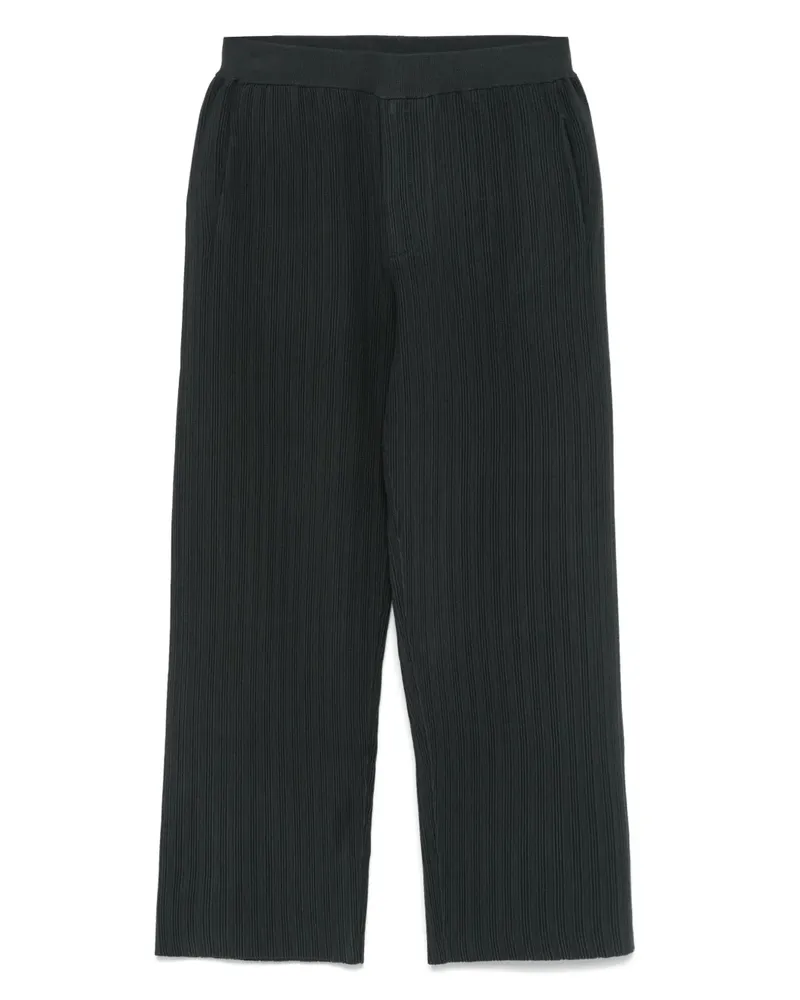 Emporio Armani Gerippte Hose - Grau Grau