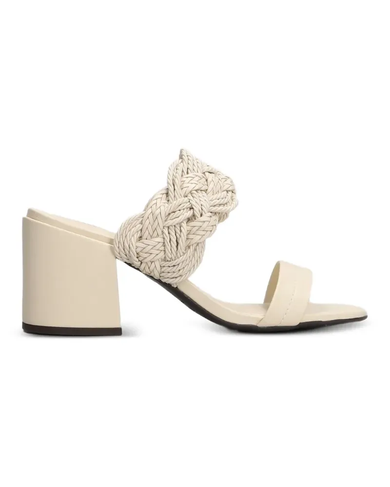 AREZZO Mules mit geflochtenem Riemen - Nude Nude