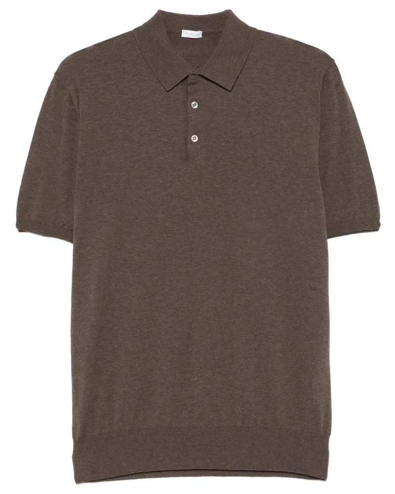 Caruso Klassisches Poloshirt - Braun Braun
