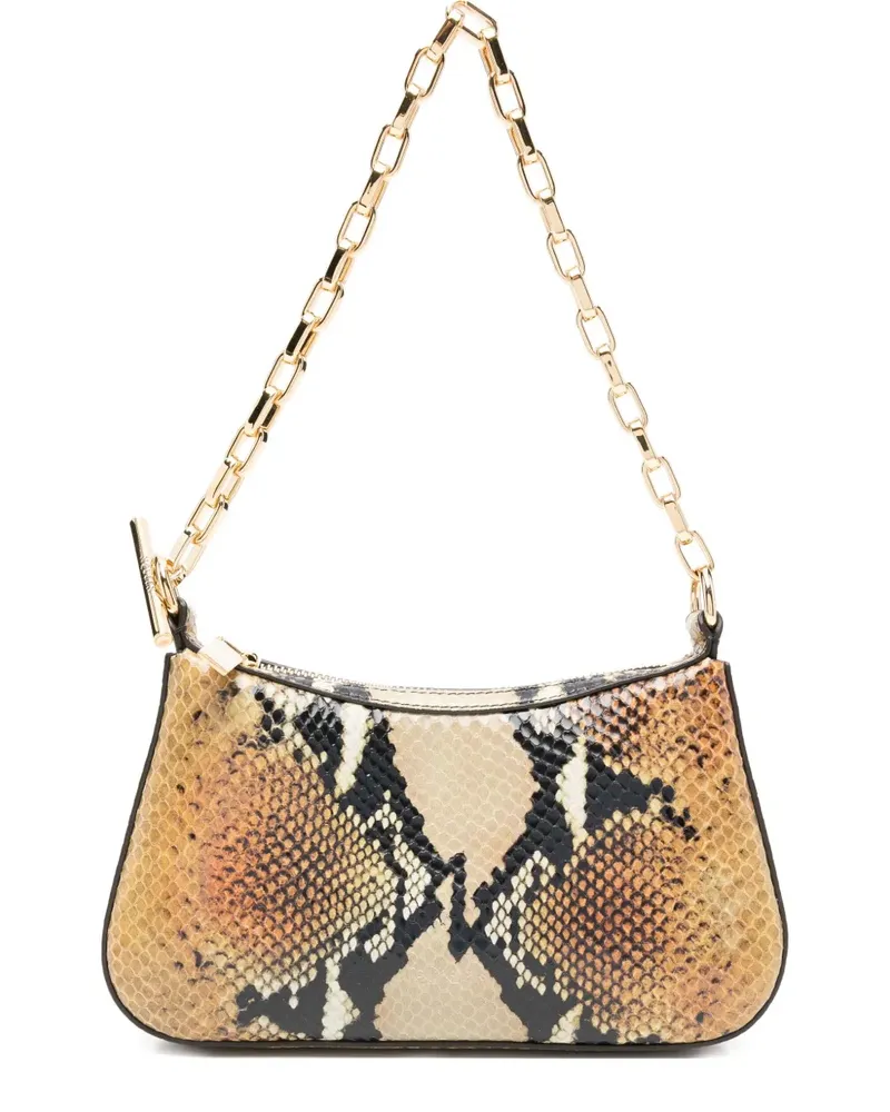 Alexander McQueen Mini T-Bar Schultertasche - Braun Braun