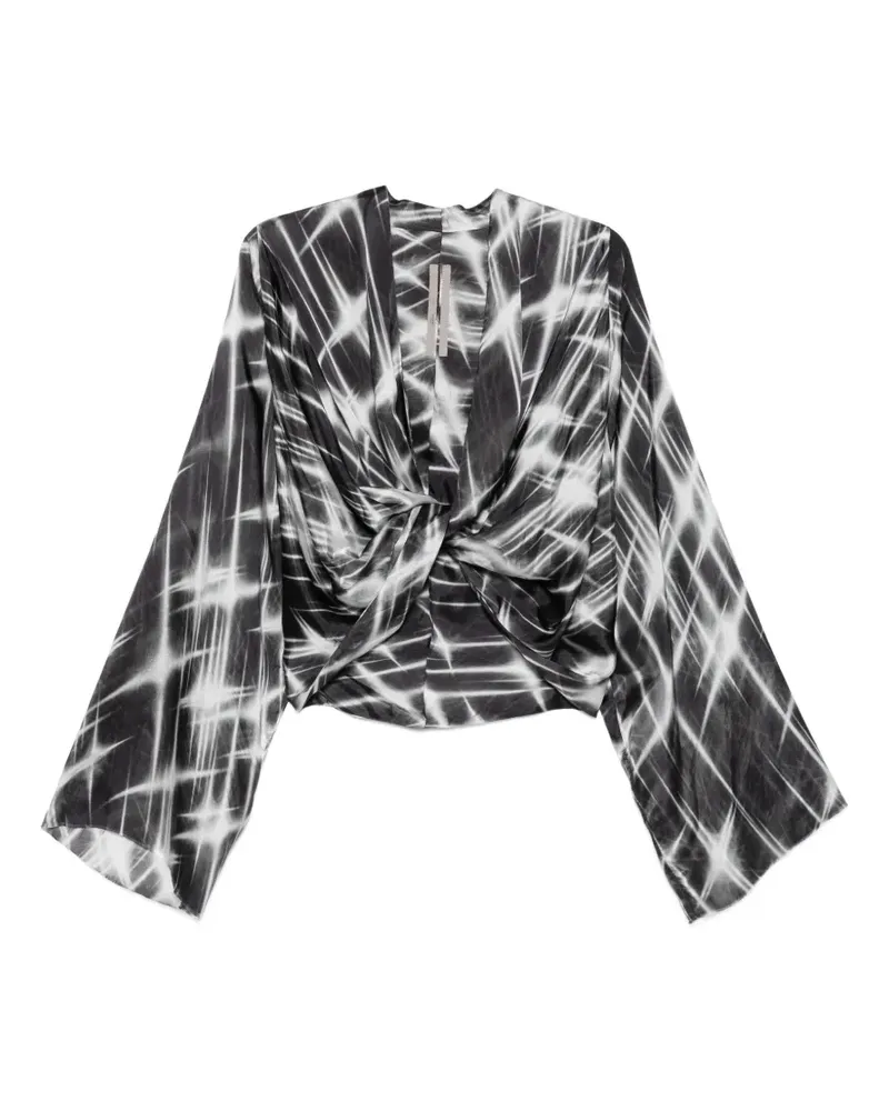 Rick Owens Oberteil im Twist-Design - Schwarz Schwarz
