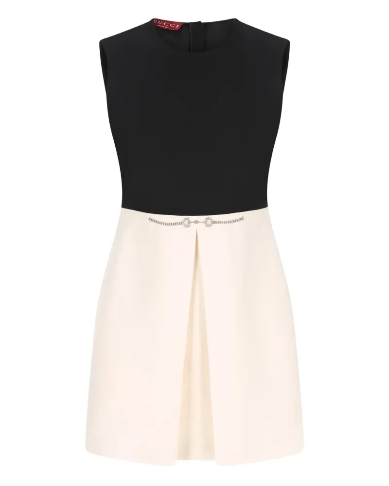 Gucci crystal-embellished mini dress - Schwarz Schwarz