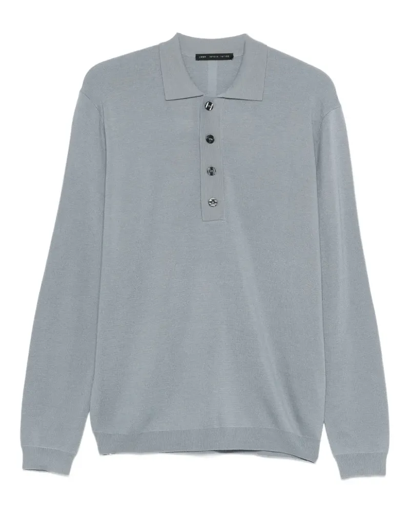 Low Brand long-sleeve polo shirt - Grau Grau