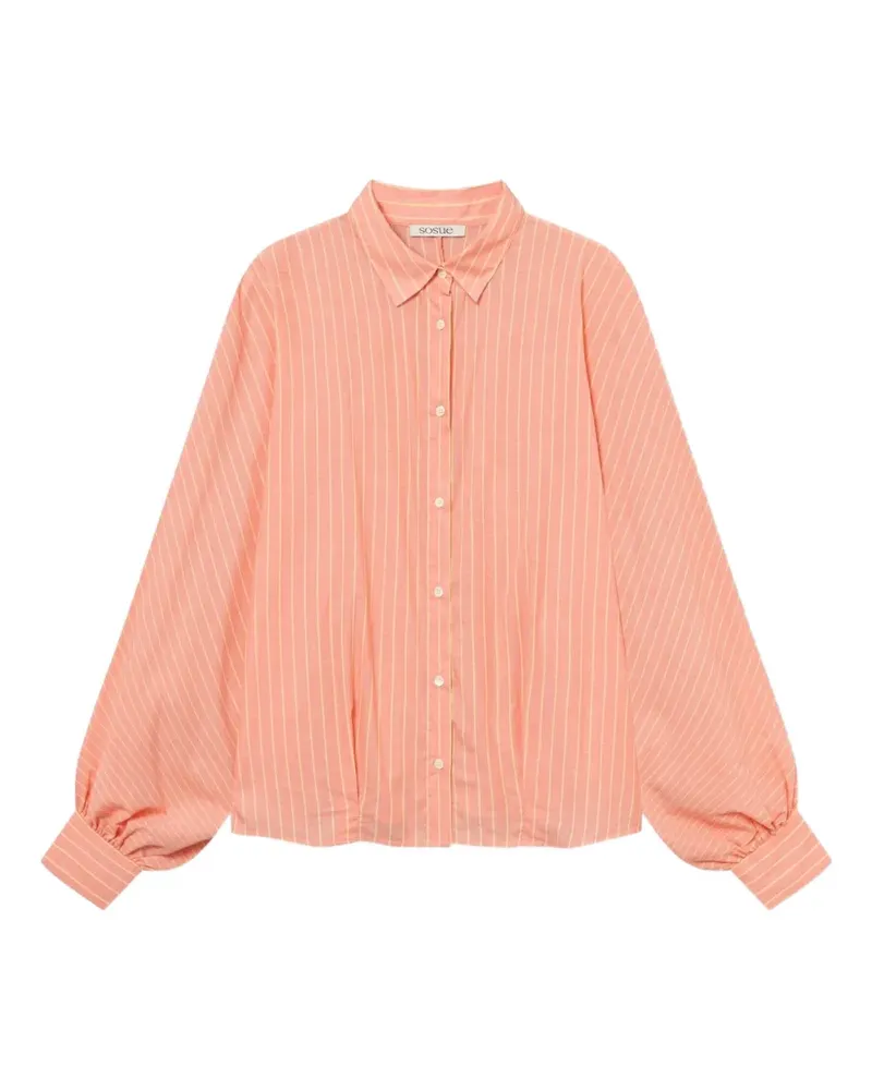 SoSUE Antonia striped shirt - Orange Orange