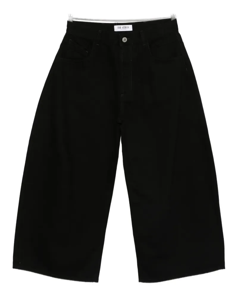 ATTICO Jeans mit weitem Bein - Schwarz Schwarz