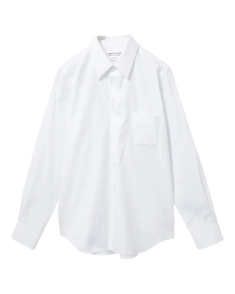Comme des Garçons Klassisches Hemd - Weiß Weiß